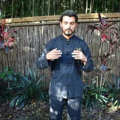 Luis De Florio practising Qigong